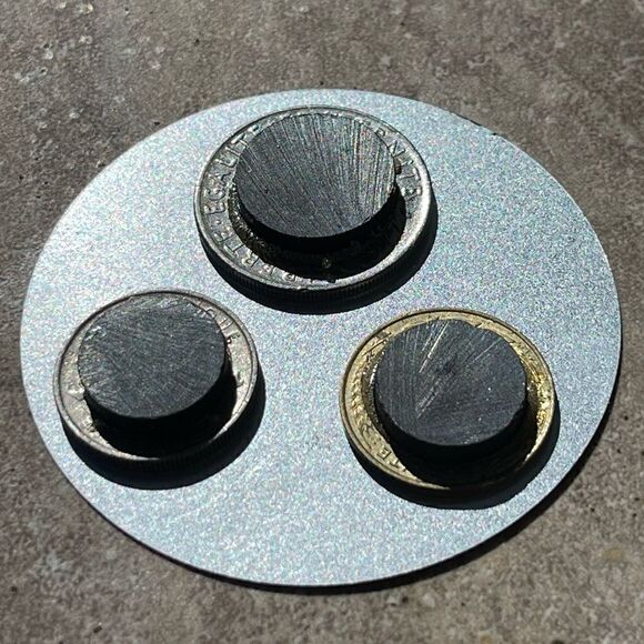 SET OF THREE FRENCH AUTHENTIC COIN MAGNETS (SET #2) - Picture 5 of 11